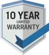 10 Year Limited Warranty