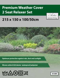 Aestas Premium 2 Seat Relaxer Set Weather Cover