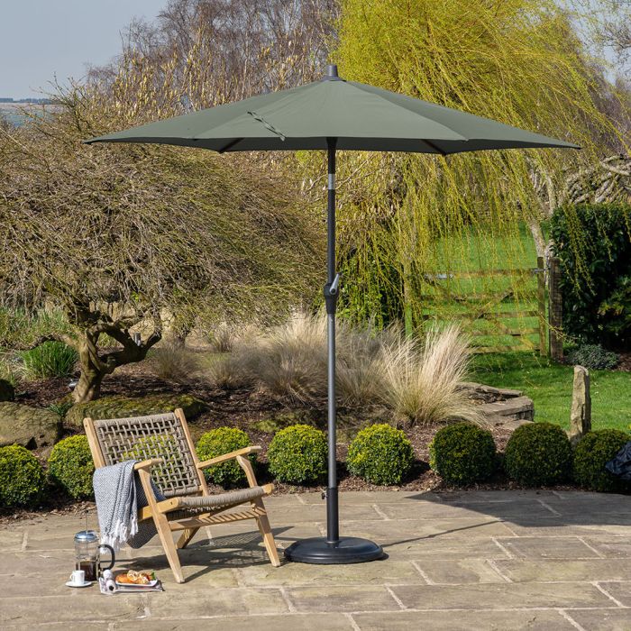 Platinum Riva 250cm Round Olive Parasol