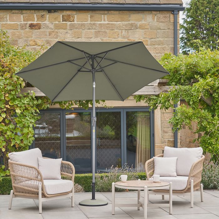 Platinum Riva 250cm Round Olive Parasol