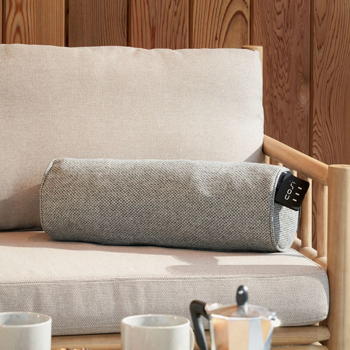 Cosipillow Heated Comfort Cushon Bolster Grey 45x15cm