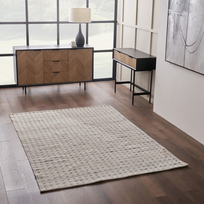 Outdoor Natural Double Stitch Design Rug