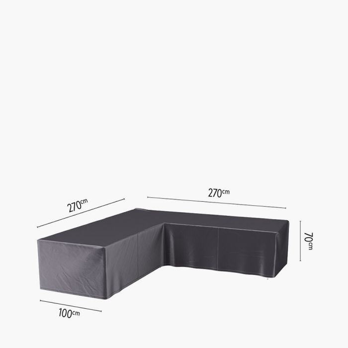 Corner Lounge Aerocover Weather Cover L-Shape 270 x 270 x 100 x 70