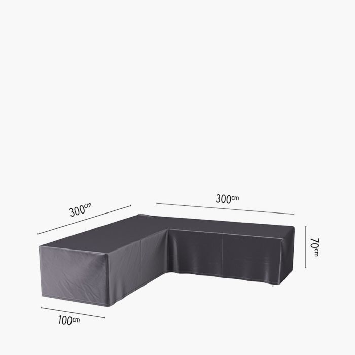Corner Lounge Aerocover Weather Cover L-Shape 300 x 300 x 100 x 70