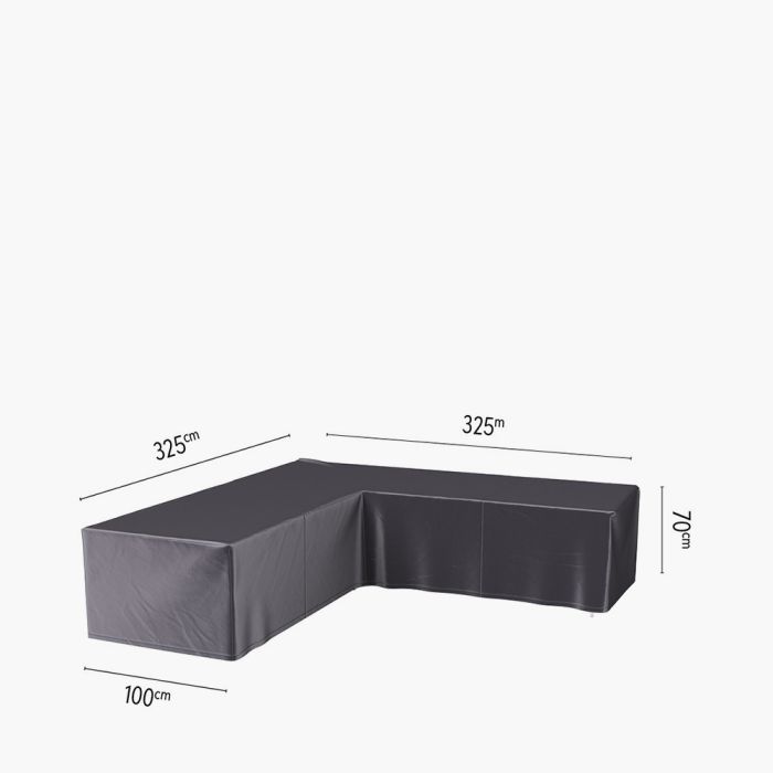 Corner Lounge Aerocover Weather Cover L-Shape 325 x 325 x 100 x 70