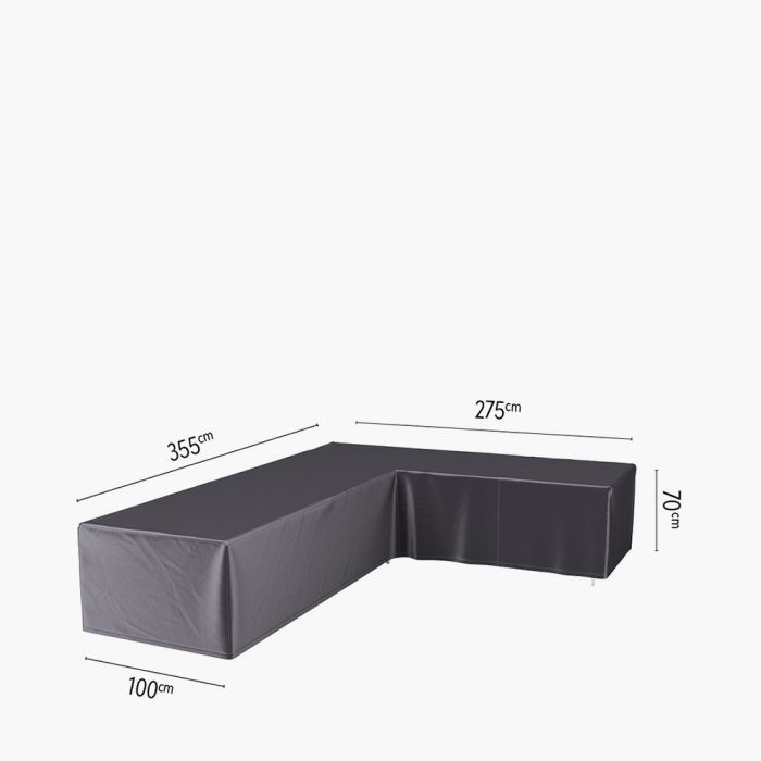 Corner Lounge Aerocover Weather Cover Left Hand L-Shape 355 x 275 x 100 x 70