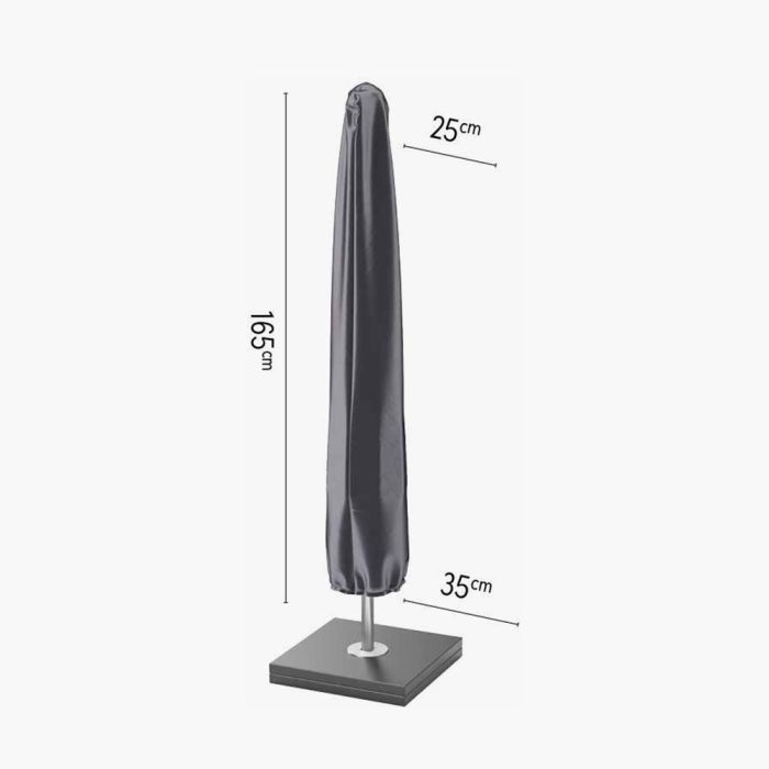 Centre Pole Parasol Aerocover Weather Cover 165 x 25/35cm
