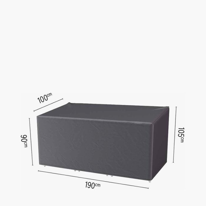 Lounge Chair and Footstool Set Aerocover 190 x 100 x 105/90