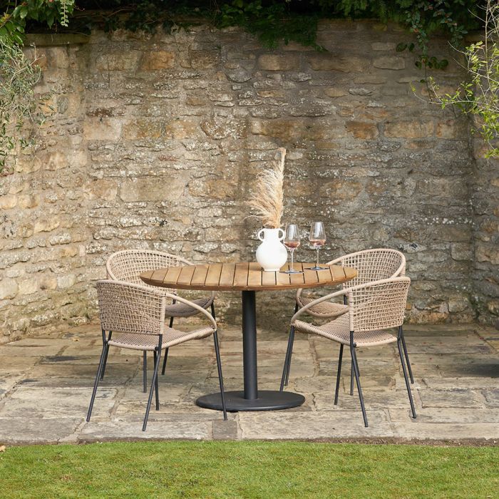Dakota Natural 4 Seat Set