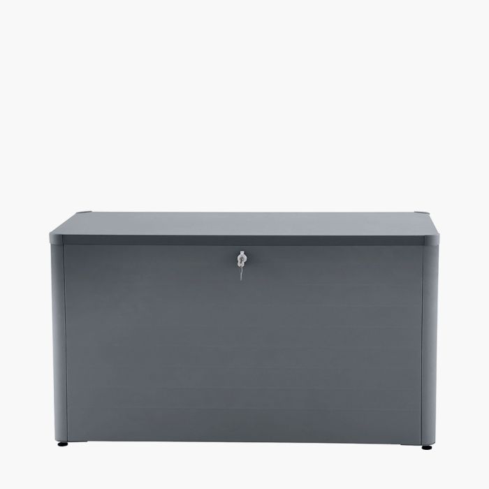 Rhode Island Small Steel Storage Box in Anthracite