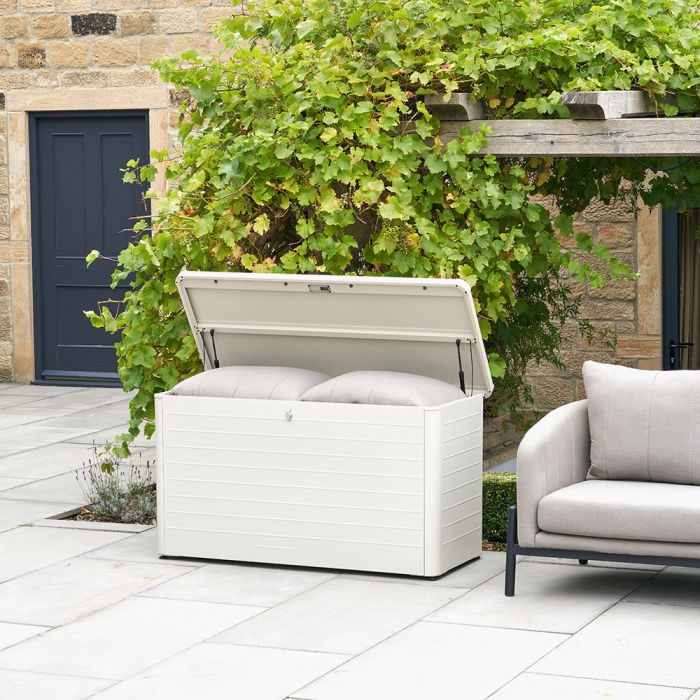 Rhode Island Small Steel Storage Box in Pebble
