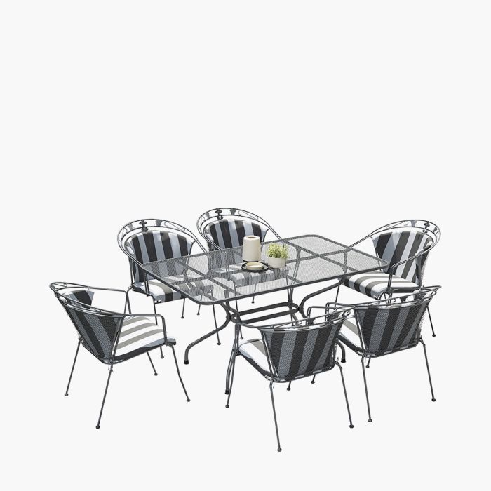 Elegance 6 Seat Set with Cushions