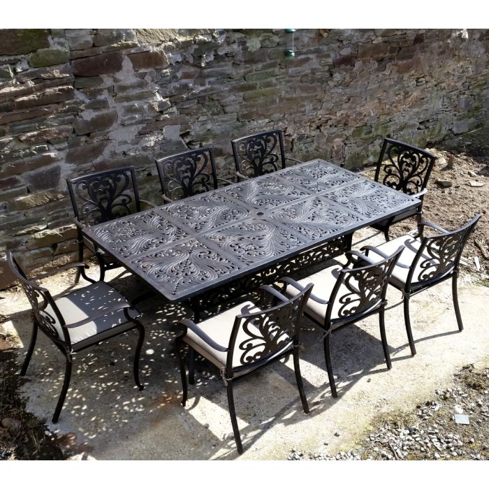 Charlotte Rectangular 8 Seat Set