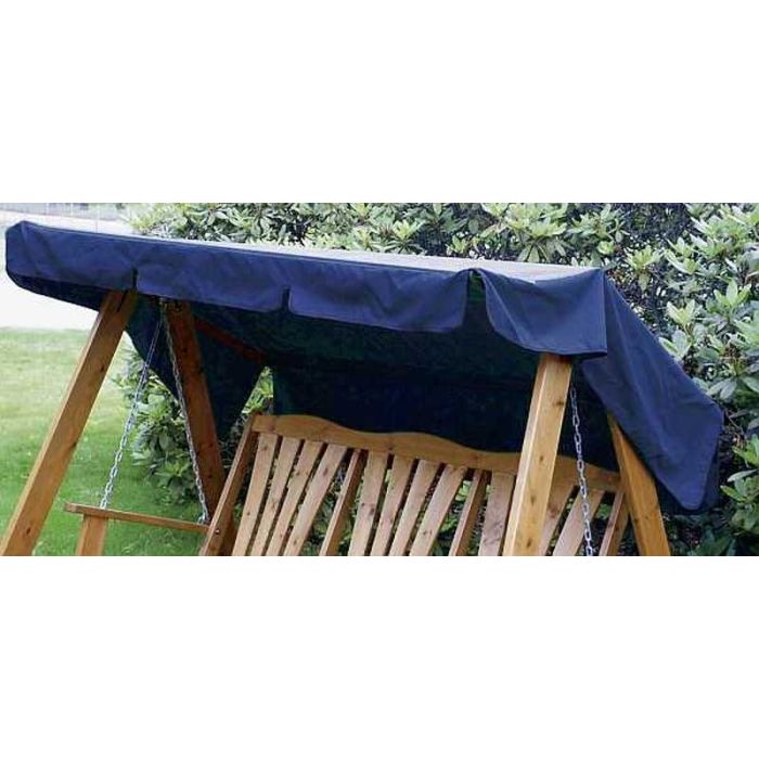 Canopy 193x130cm - Navy Blue 3 Seat Swing 