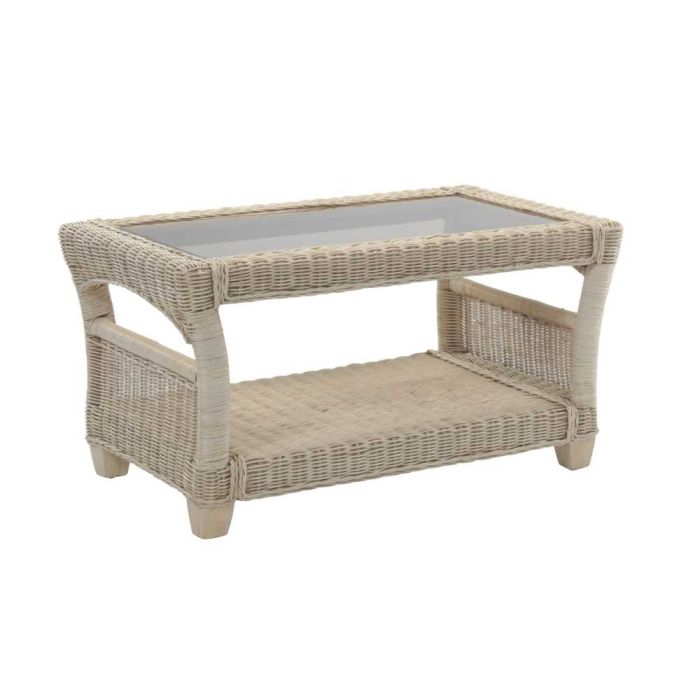 Corsica Coffee table with glass 