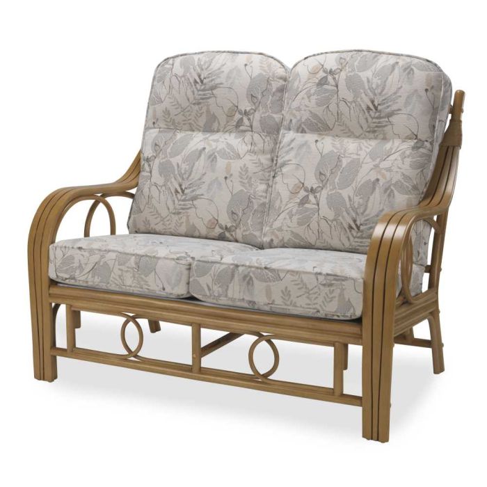 Madrid 2 Seat Sofa - Light Oak