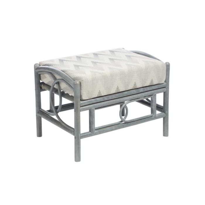 Madrid Footstool - Grey Wash