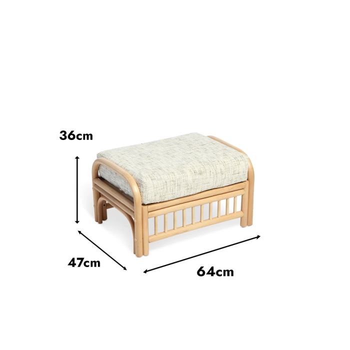Solo Footstool Natural