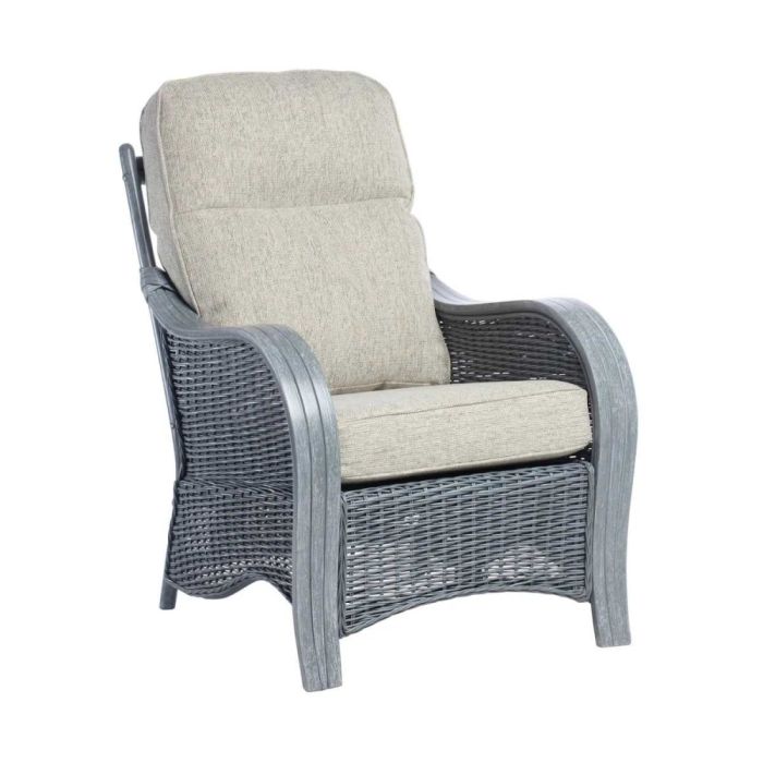 Turin Armchair Grey Wash
