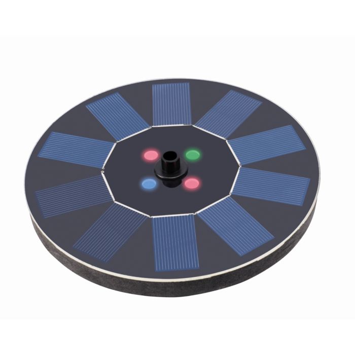 LED Floating Solar Fountain