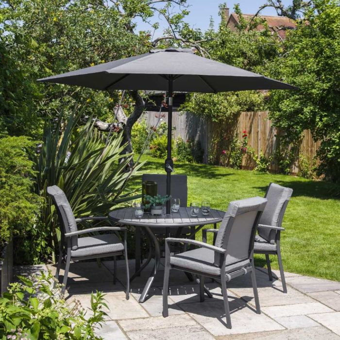Turin 4 Seat Dining Set
