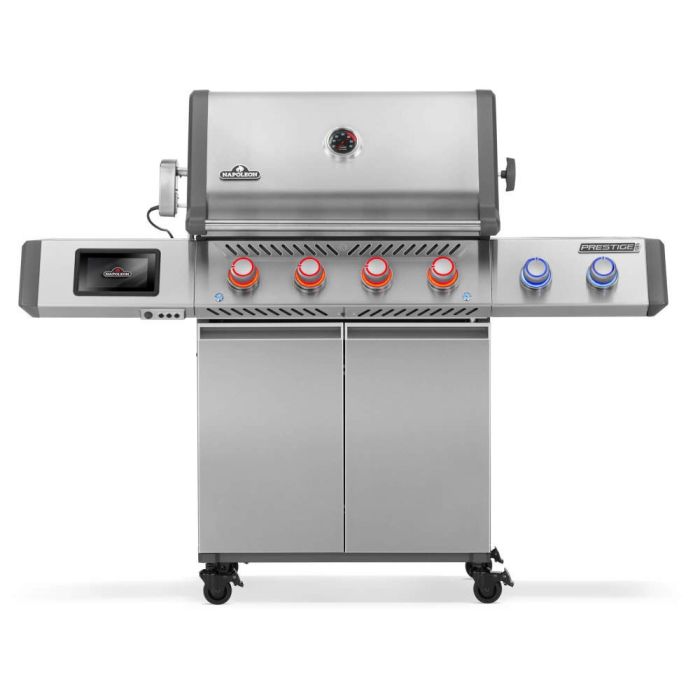 Napoleon Prestige PRO 500 Smart-Connected 4 Burner + Sizzle Zone + Rotisserie Burner + Rotisserie Kit