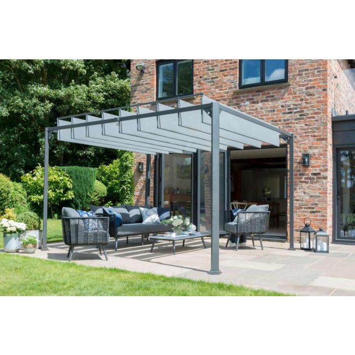 Pandora Leaf Rectangular Pergola 300x360cm