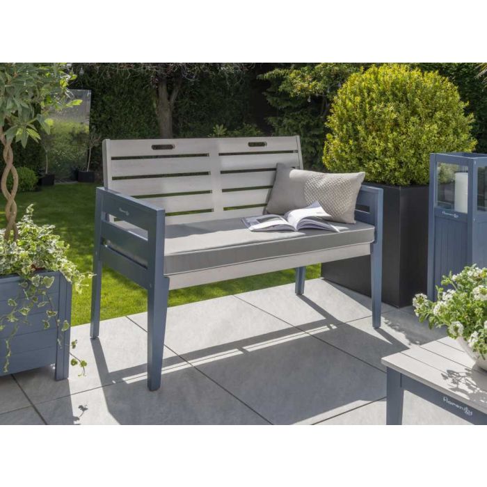 Galaxy 2 Seat Bench with Cushion