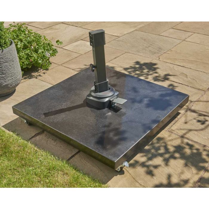 Royce 90kg Granite Base with Lockable Wheels (Only Sold with a Royce Cantilever Parasol)