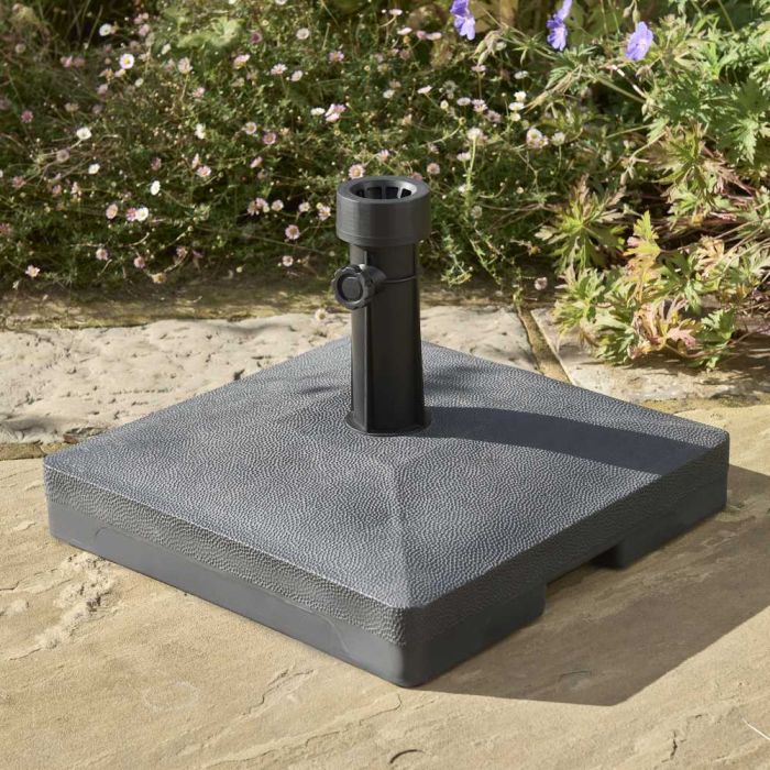 Royce 30kg Plastic Covered Concrete Base - Black (Only Sold with a GMH Parasol)
