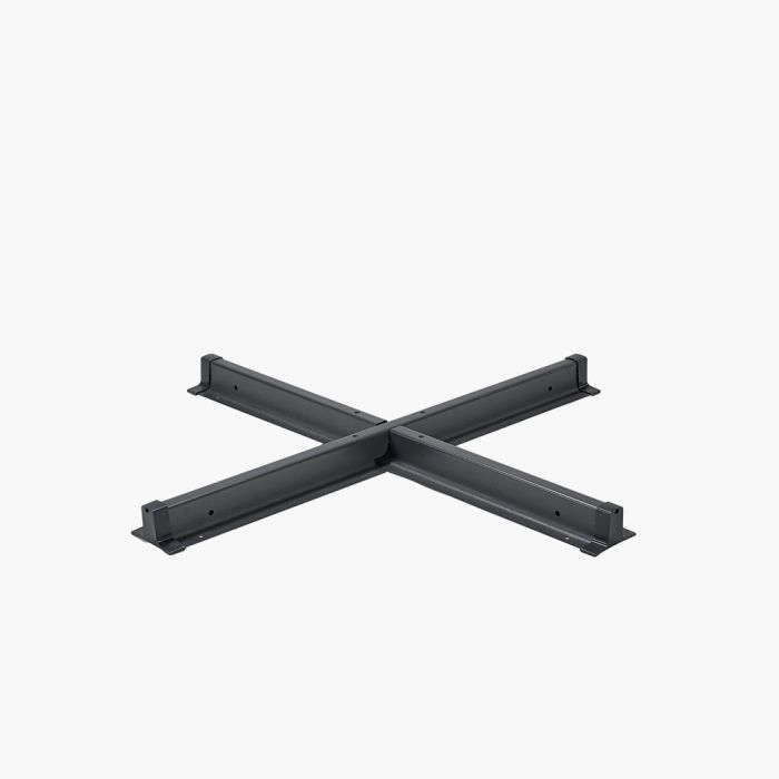 Platinum Cantilever Parasol Cross Base 100x100x6cm