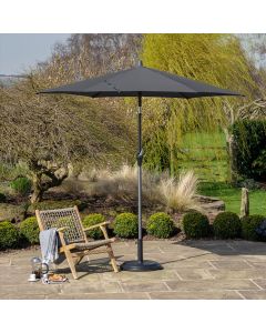 Platinum Riva 250cm Round Anthracite Parasol