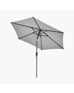 Platinum Riva 250cm Round Lunar Grey Parasol