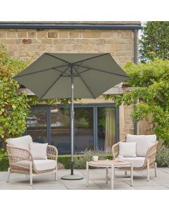 Platinum Riva 250cm Round Olive Parasol