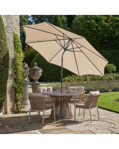 Platinum Riva 300cm Round Champagne Parasol
