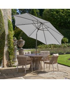 Platinum Riva 300cm Round Lunar Grey Parasol