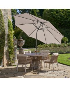 Platinum Riva 300cm Round Taupe Parasol