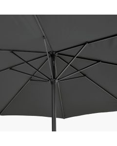 Platinum Riva 350cm Round Anthracite Parasol