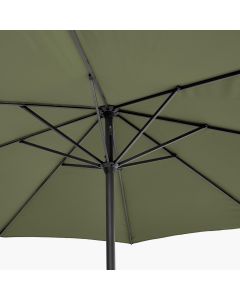 Platinum Riva 350cm Round Olive Parasol