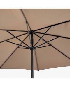 Platinum Riva 350cm Round Taupe Parasol