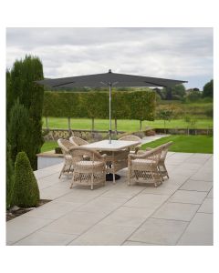 Platinum Riva 200x300cm Rectangular Anthracite Parasol