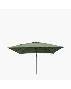 Platinum Challenger T2 Cantilever Parasol 300x300x265cm. Anthracite Frame. Olive Canopy