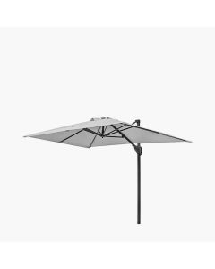 Platinum Voyager T1 Cantilever Parasol 300x200x241cm. Luna Grey Canopy 