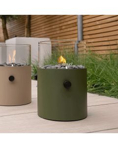 Cosiscoop XL Gas Fire Lantern - Moss Green