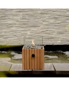Cosiscoop Timber Square Fire Lantern