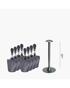 Weather Cover Support Pole and Sandbag Set