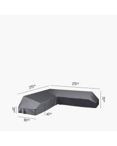 Corner Lounge Aerocover Weather Cover 275x275x90xH30/45/70cm high