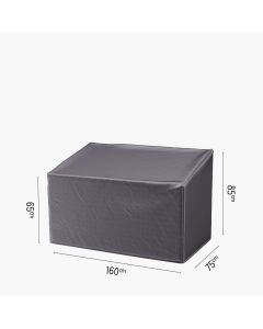 Garden Bench Aerocover Weather Cover 160x75x65/85cm high