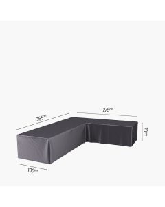 Lounge Set Aerocover Left Hand L-Shape 355 x 275 x 100 x 70