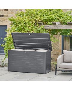 Rhode Island Large Steel Storage Box in Anthracite